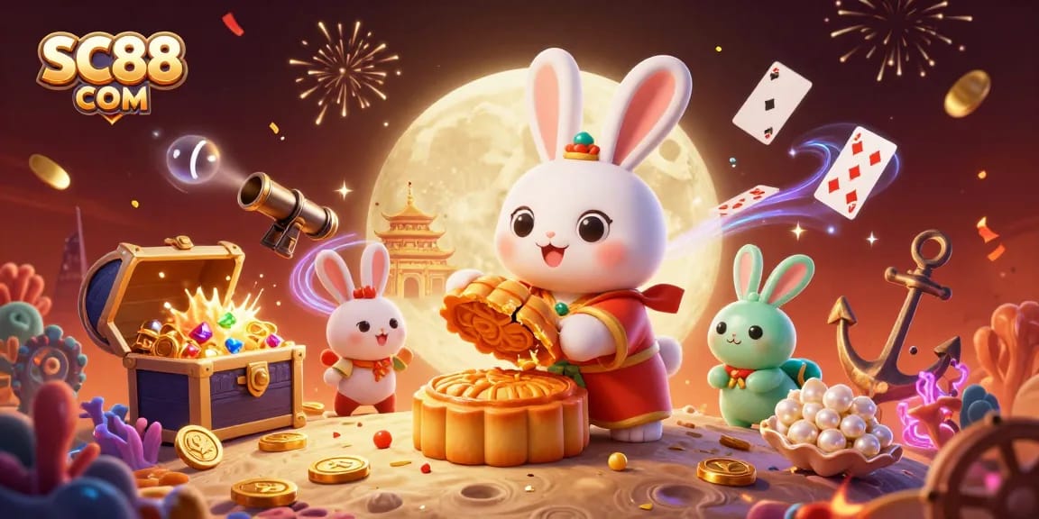 Engage with exciting games and promotions at SC88 COM, illustrated with rich 3D details and vibrant colors.