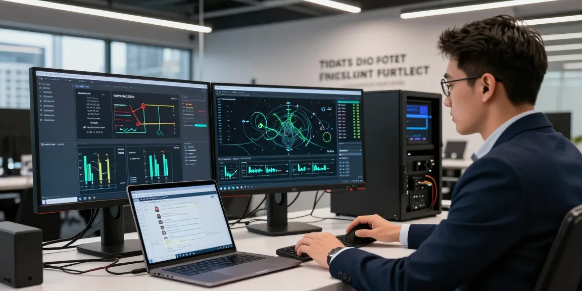 Technician using ROKOK88 login for server performance analysis in a professional workspace