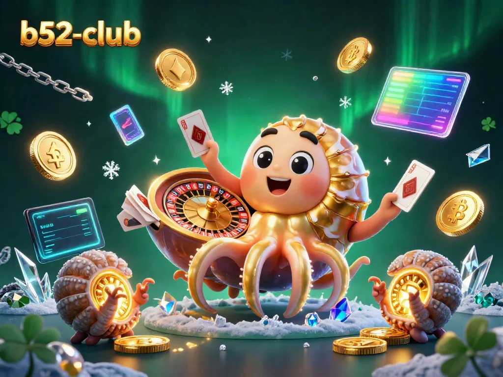 Experience thrilling gameplay at b52-club with an ancient nautilus and glowing game elements.