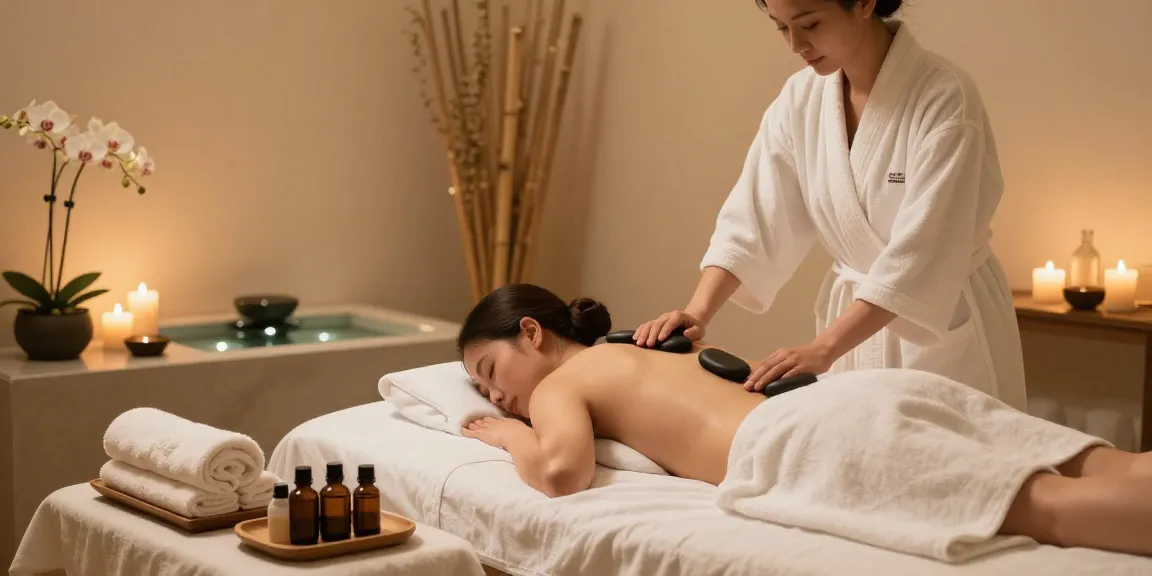 A serene spa treatment at ALO8 featuring relaxation and rejuvenation therapy.