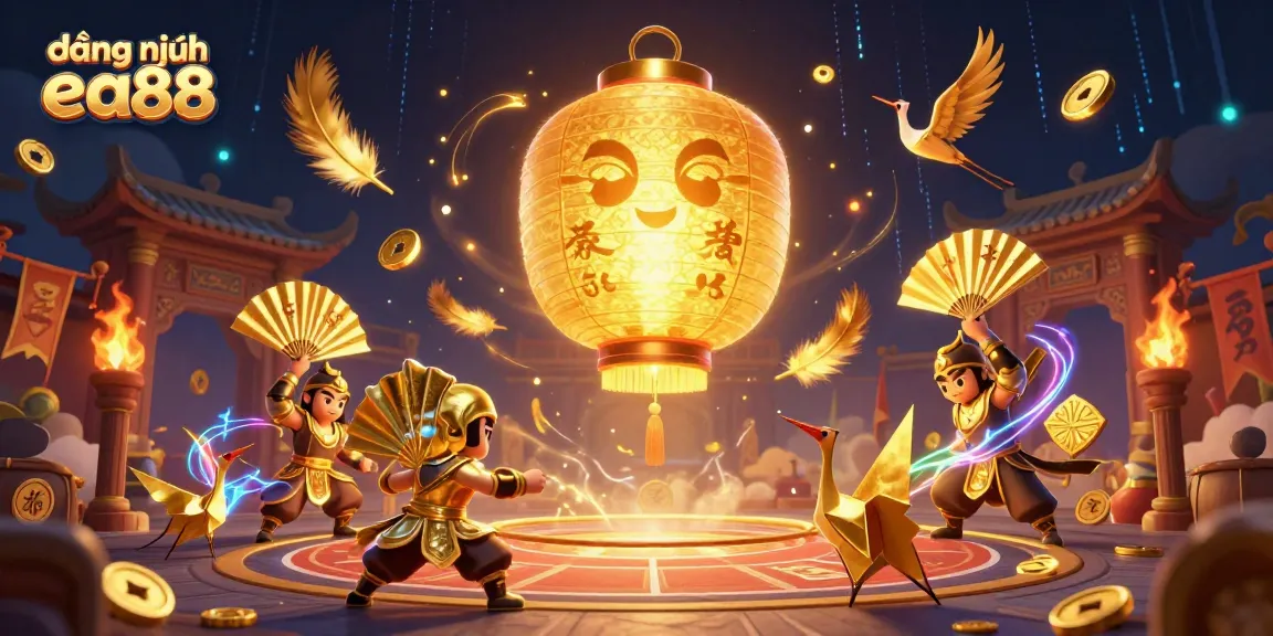 Engage in EA88 login excitement with golden lantern spirit and vibrant casino action.