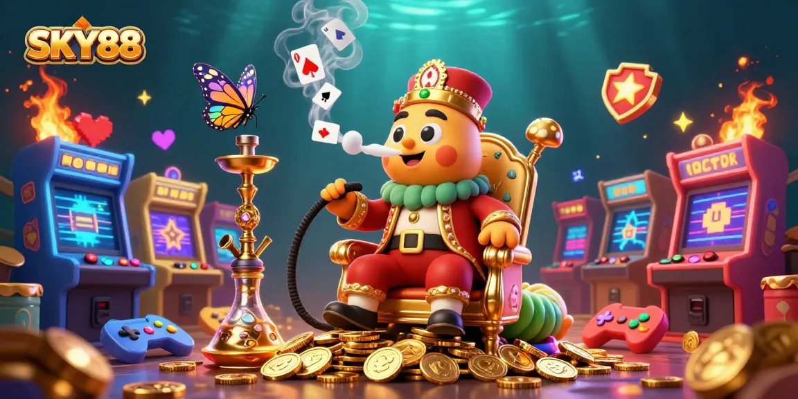 Bet big and enjoy thrilling gameplay at SKY88 with vibrant 3D casino visuals.