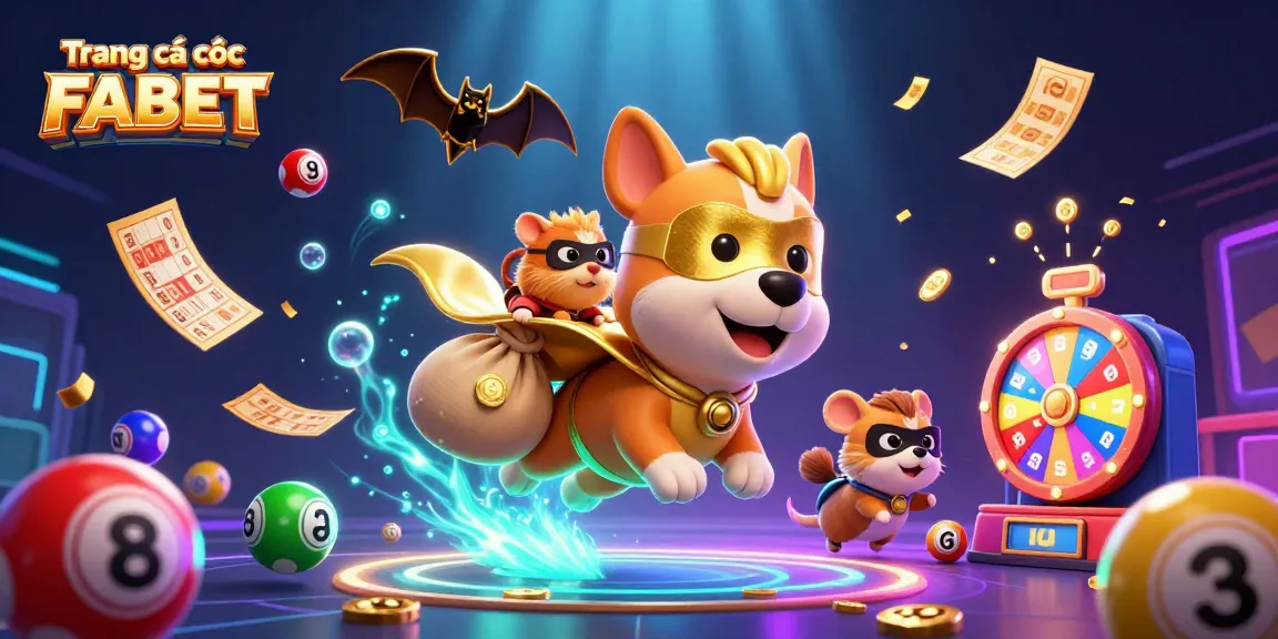 Experience thrilling wins with Trang cá cược FABET in a vibrant 3D casino scene filled with excitement.
