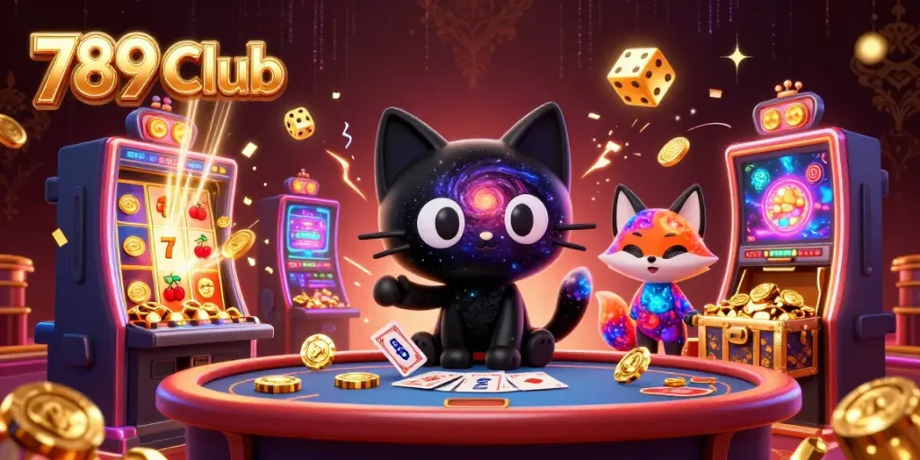 Experience thrilling gameplay at 789 Club with exciting casino elements and vibrant characters.