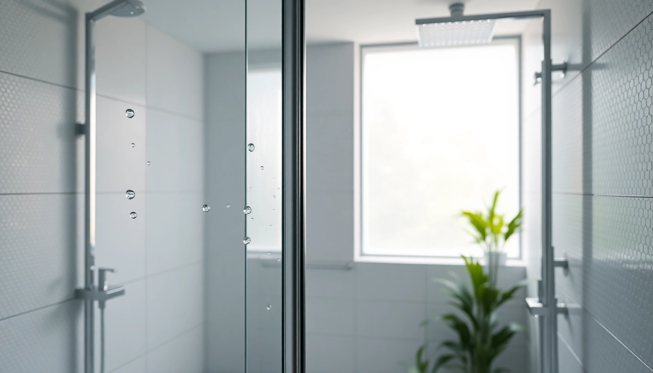 Experience the elegance of shower screens for wet rooms with sleek glass and chrome fixtures in a modern bathroom.