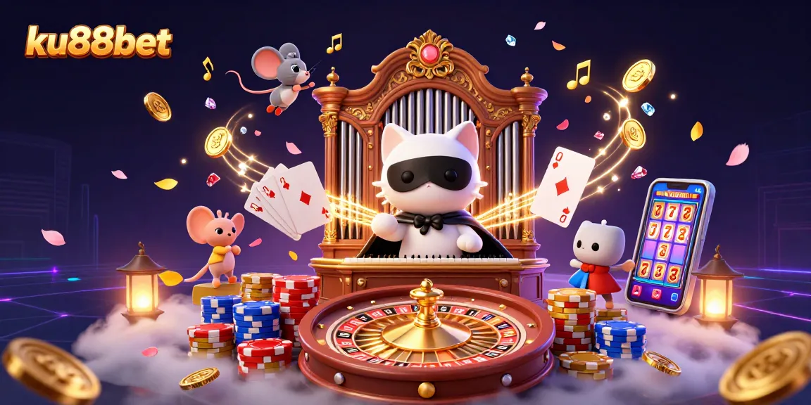 Experience thrilling moments with ku88bet at a spectacular casino scene filled with excitement.
