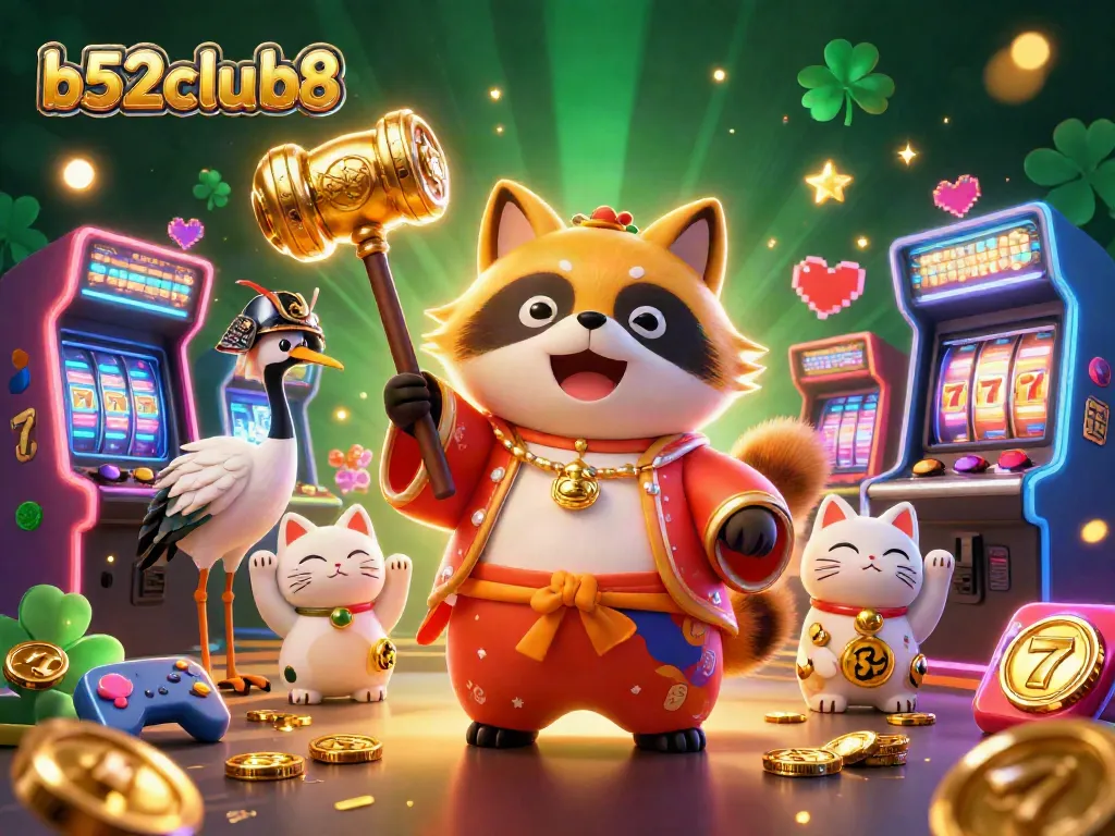 Bets on b52club8 with lively characters and vibrant slots create an engaging casino atmosphere.