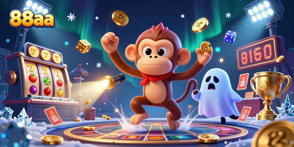 Experience thrilling 88aa gameplay with exciting jackpots and dynamic slot adventures in this colorful scene.