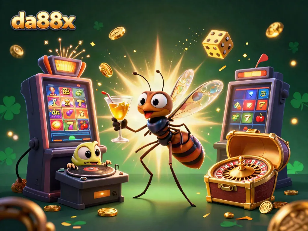 Experience thrilling moments at da88x with captivating casino characters and vibrant game elements.