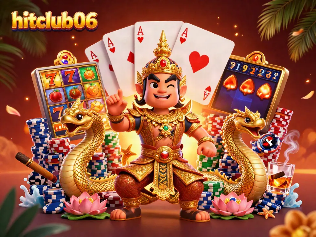 Experience the exhilarating gameplay of hitclub06 with dynamic slot reels, guardian characters, and colorful gaming elements.